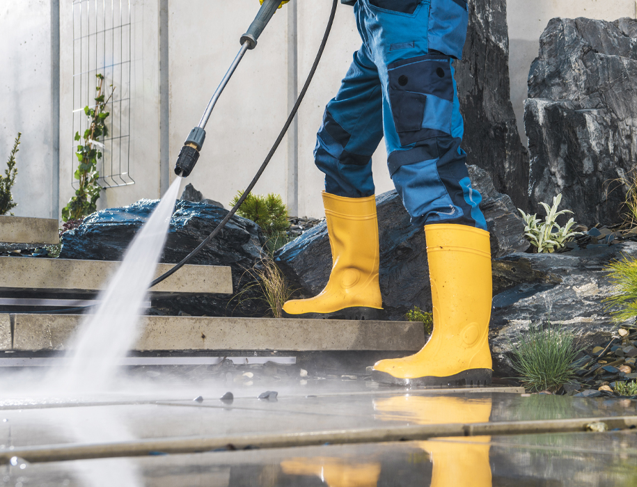 Terrassenreinigung